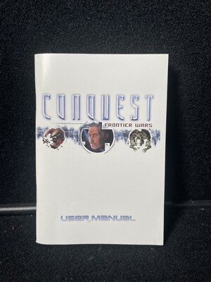Vintage Video Game Manual: Conquest Frontier Wars - User Manual