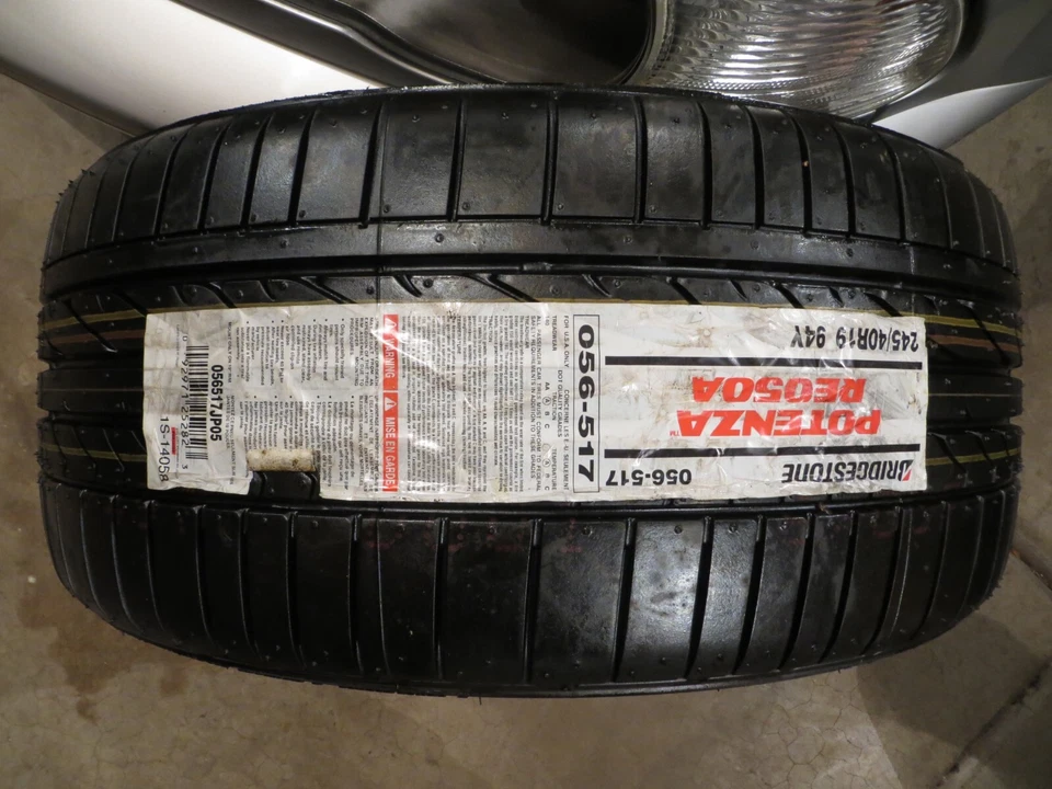 NEW 1 ONE BRIDGESTONE POTENZA RE050A 245/40R19 94Y JAPAN 056-517 245 40 19 2954 - Image 4 of 4