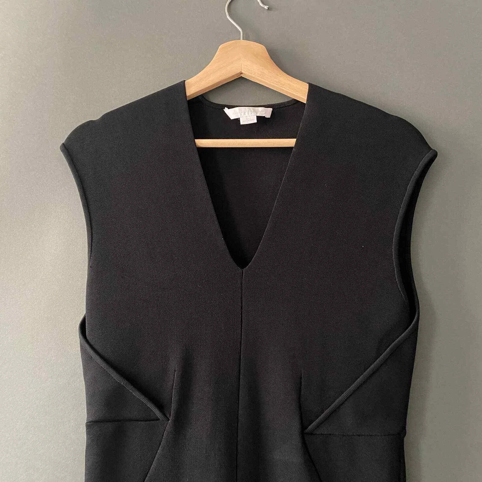 Alexander Wang mini abito nero scollo a V body con tg. Grande