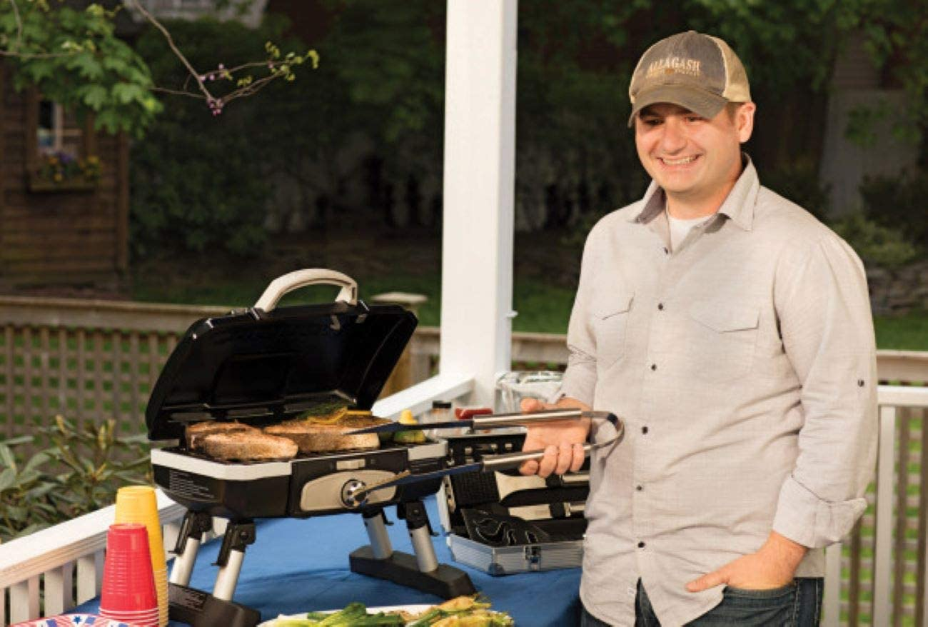 Cuisinart CGG180TB Portable Propane, Petit Gourmet Tabletop Gas Grill