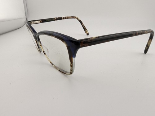 Vera Wang Eyeglasses, Frames Only, V915 SA Blue/Brown Tort, 52-15-135, Plastic - Picture 5 of 15
