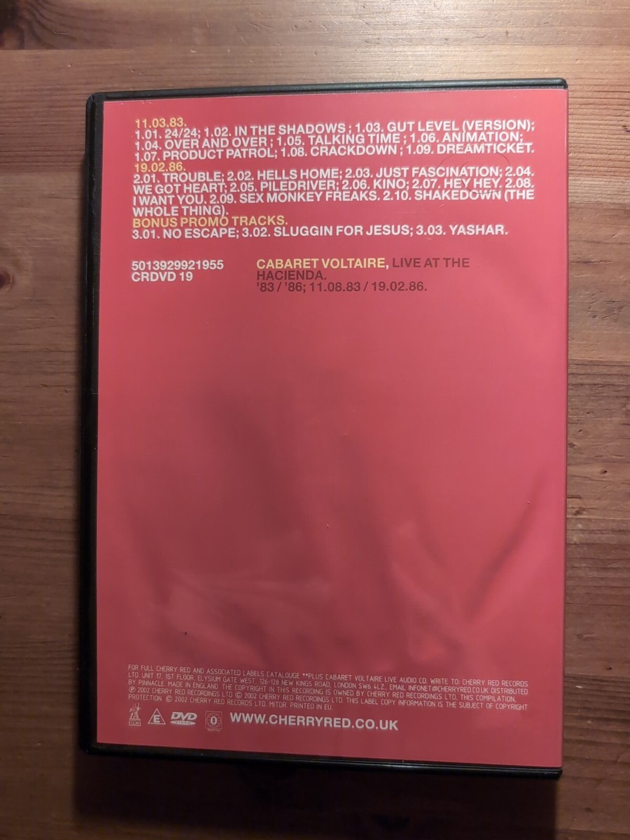 Live at the Hacienda [DVD] [Import] Amazon.com: Blancmange: Live