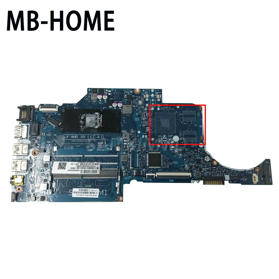 for Hp 245 G7 14 CM motherboard L23389 601 6050A2983401 MB A02