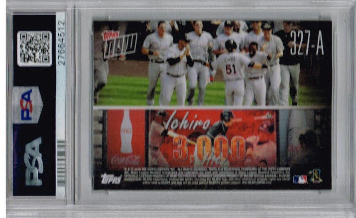 2016 Topps Now Ichiro PSA 9 Reaches 3000 Hits | eBay