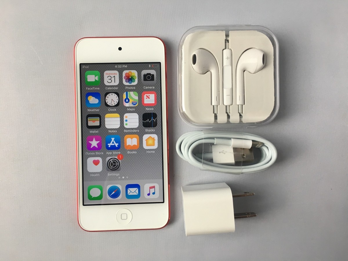 iPod touch 第6世代 128GB レッド Refurbished Apple iPod Touch 6th Generation Product Red & Black