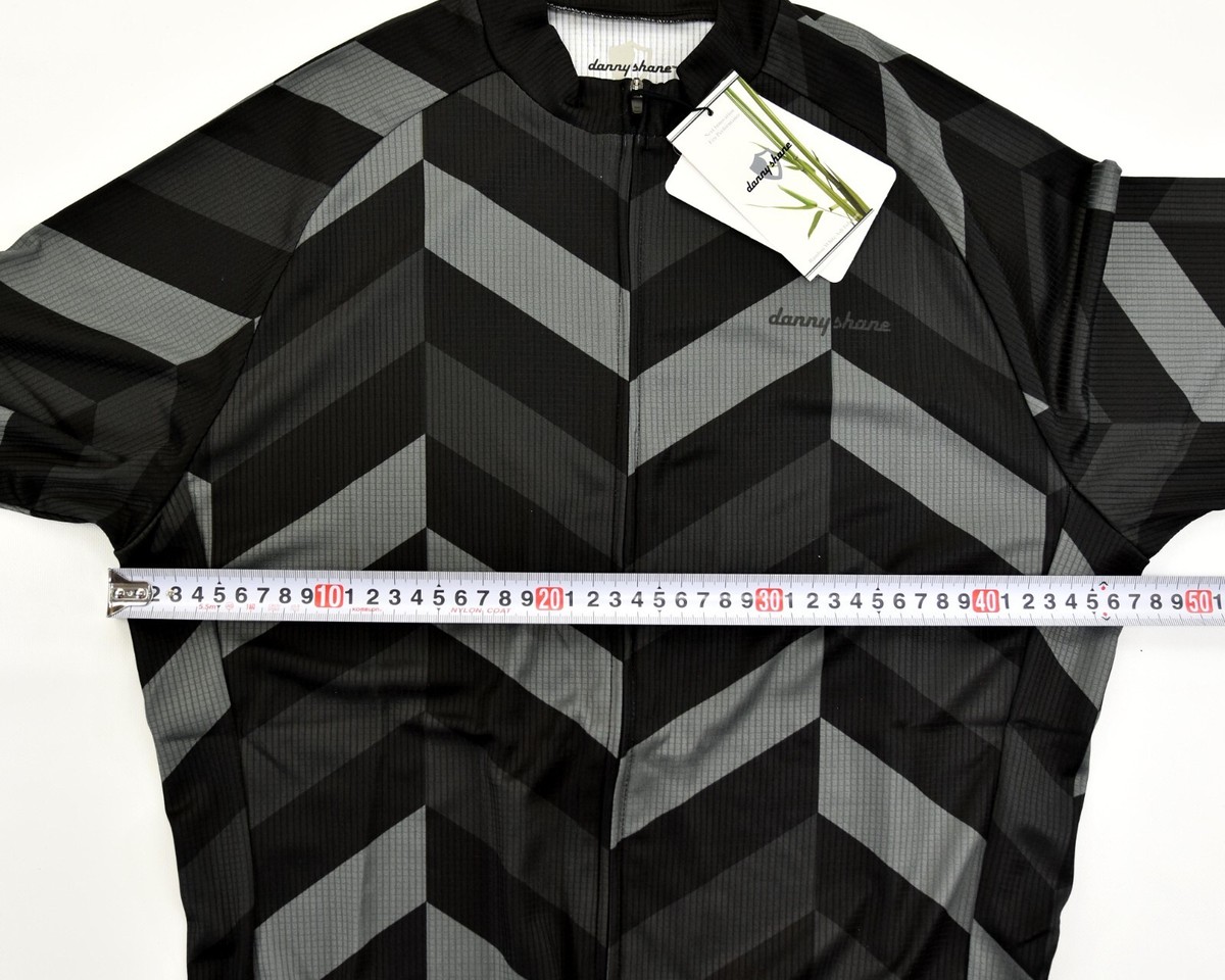 DannyShane Men's Brick Cycling Jersey black/grey size:L | eBay