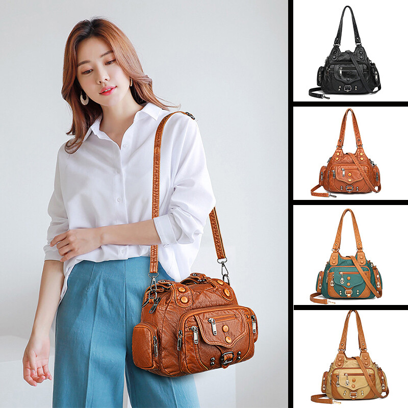 Women Handbag Shoulder Bags Tote Purse PU Leather Messenger Hobo Bag Satchel