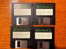 EMU Emax II - 4 Disk Set - E-mu Sampler Floppies