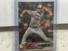 2018 Chris Sale Topps Update Series Base US101 All-Star Game Boston Red Sox Card