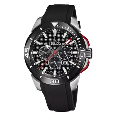 Watch Festina F20642/4 Chrono Bike Man 36.5mm Stainless steel