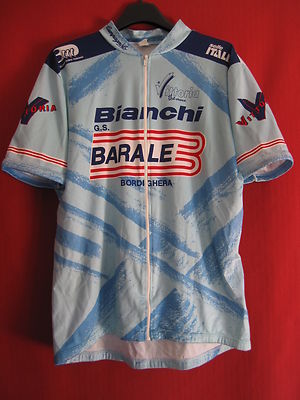 Maillot Cycliste Bianchi Giordana Barale – XL – Vintage Cyclisme