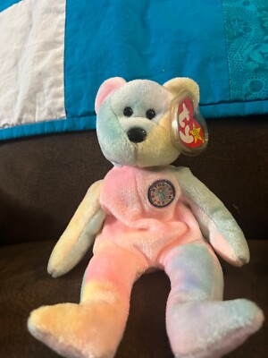 *RARE* Ty Beanie Baby Birthday Bear