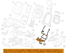 GM OEM 19-22 XT4 Seats Tracks Driver Seat Components-Harness 84457439