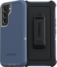 DROP Case For Galaxy S24 FE OtterBox Defender Series  Holster Blue White