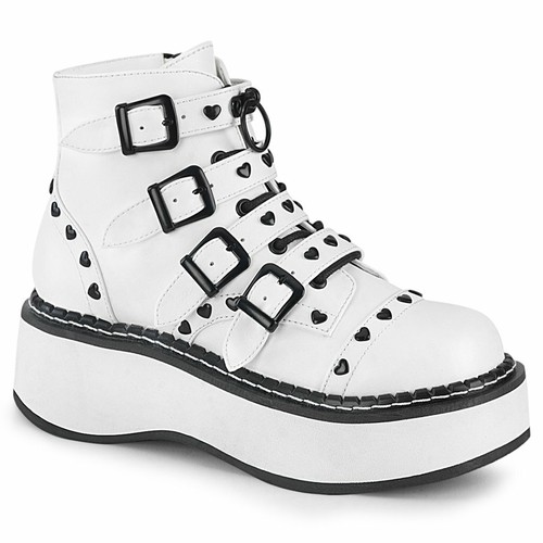 white demonia boots