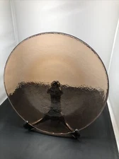 Fire and Light Recycled Glass Dinner Plate 11” Fire & Light Copper (a2)