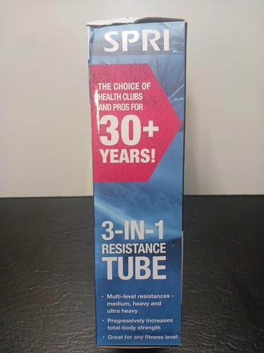 Resistance Cord- 3-in-1 Medium, Heavy & Ultra Heavy Workout Sport Band by Spri - Picture 4 of 5