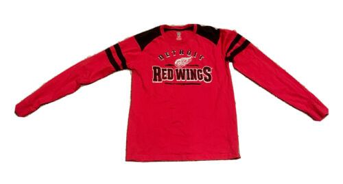 Camisa de manga larga Detroit Red Wings - talla mediana para hombre - Imagen 1 de 3