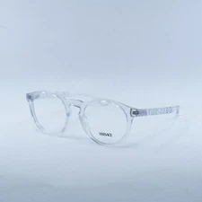 VERSACE VE3355U 148 Crystal 51mm Eyeglasses New Authentic