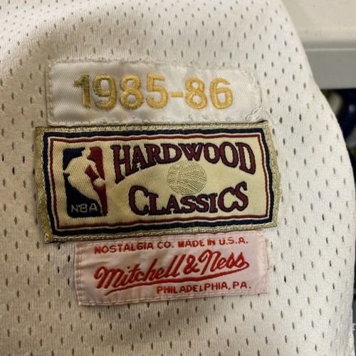 Maglia vintage Mitchell & Ness 1985-86 Patrick Ewing New York Knicks uomo 2XL - Foto 6 di 15