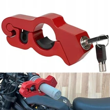 Motorcycle Handlebar Lock Grip Throttle Brake for Bike Moped Scooter Motorbike