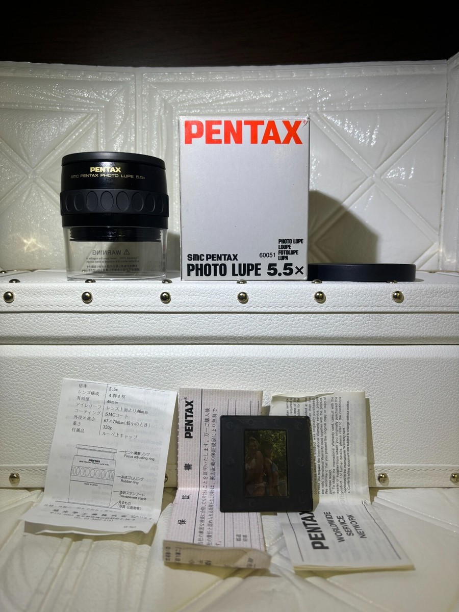 🚀🎁《EXC+5 in BOX》PENTAX SMC Pentax Photo Lupe Loupe 5.5x