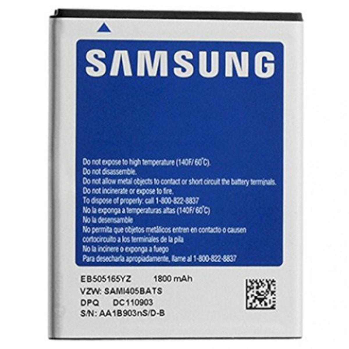 NEW GENUINE Samsung EB505165YZ Stratosphere Phone Battery 1800mAh