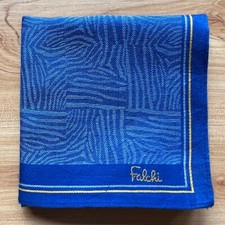 HANDKERCHIEF MEN'S COTTON VINTAGE ART ZEBRA STRIPED LINE POCKET SQUARE 18" B0097