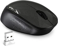 Portable  Wireless Mouse,  2.4GHz Silent with USB Receiver, Optical USB Mouse