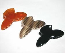 Helfrance French Hair Claw Women Jaw Clip Leaf Triangle Curve New Made in France