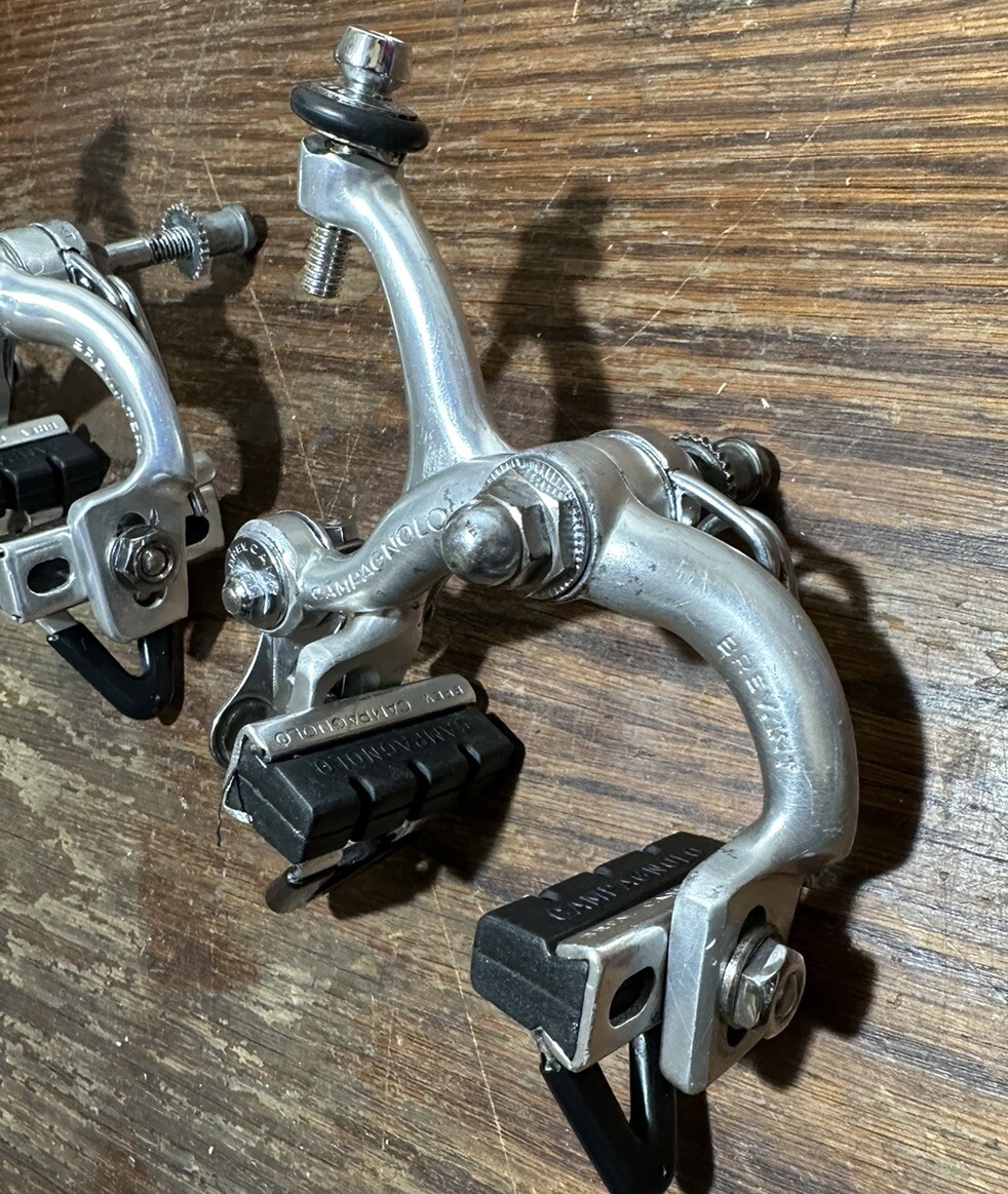 Freins Campagnolo Super Record #15 - Reconstruits, étriers 52mm, Argent, Italie