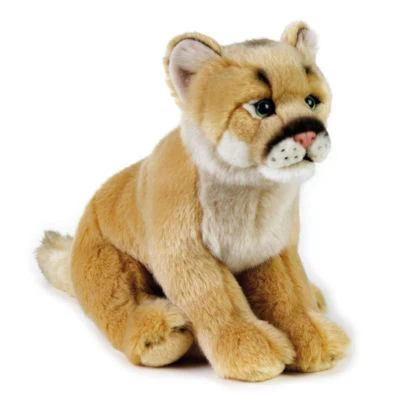 LELLY LEONE DI MONTAGNA PELUCHE L 43 CM CON CODA NUOVO NATIONAL GEOGRAPHIC