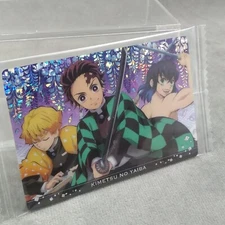 Demon Slayer Wafer vol. 4 034 Visual Rare Card Inosuke Zenitsu Tanjiro Bandai