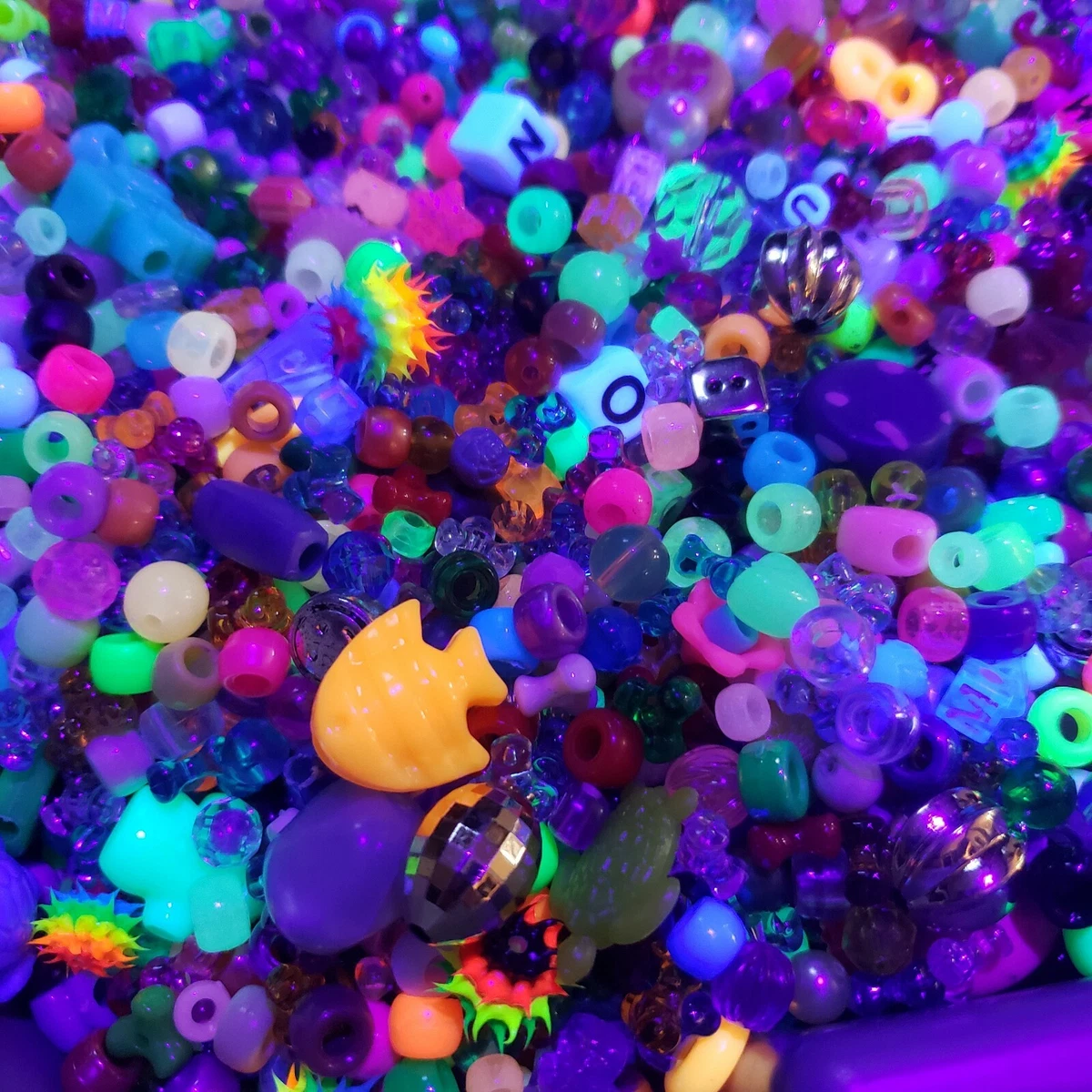 Pony Beads- Glow-In-The-Dark - Beads and Findings - Fun Craft