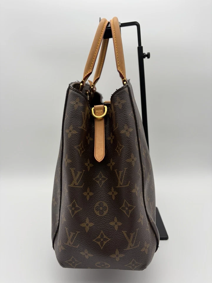 Холщовая сумка Louis Vuitton модель Montaigne GM с монограммой - Изображение 3 из 4