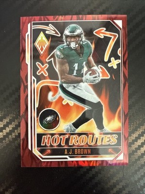 2022 Panini Phoenix - Hot Routes A.J. Brown #HR-24 Red /199