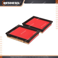 2 x Wesfil Air Filters fits Nissan 370Z Z34 3.7L VQ37VHR V6 24V 2009-On WA5193