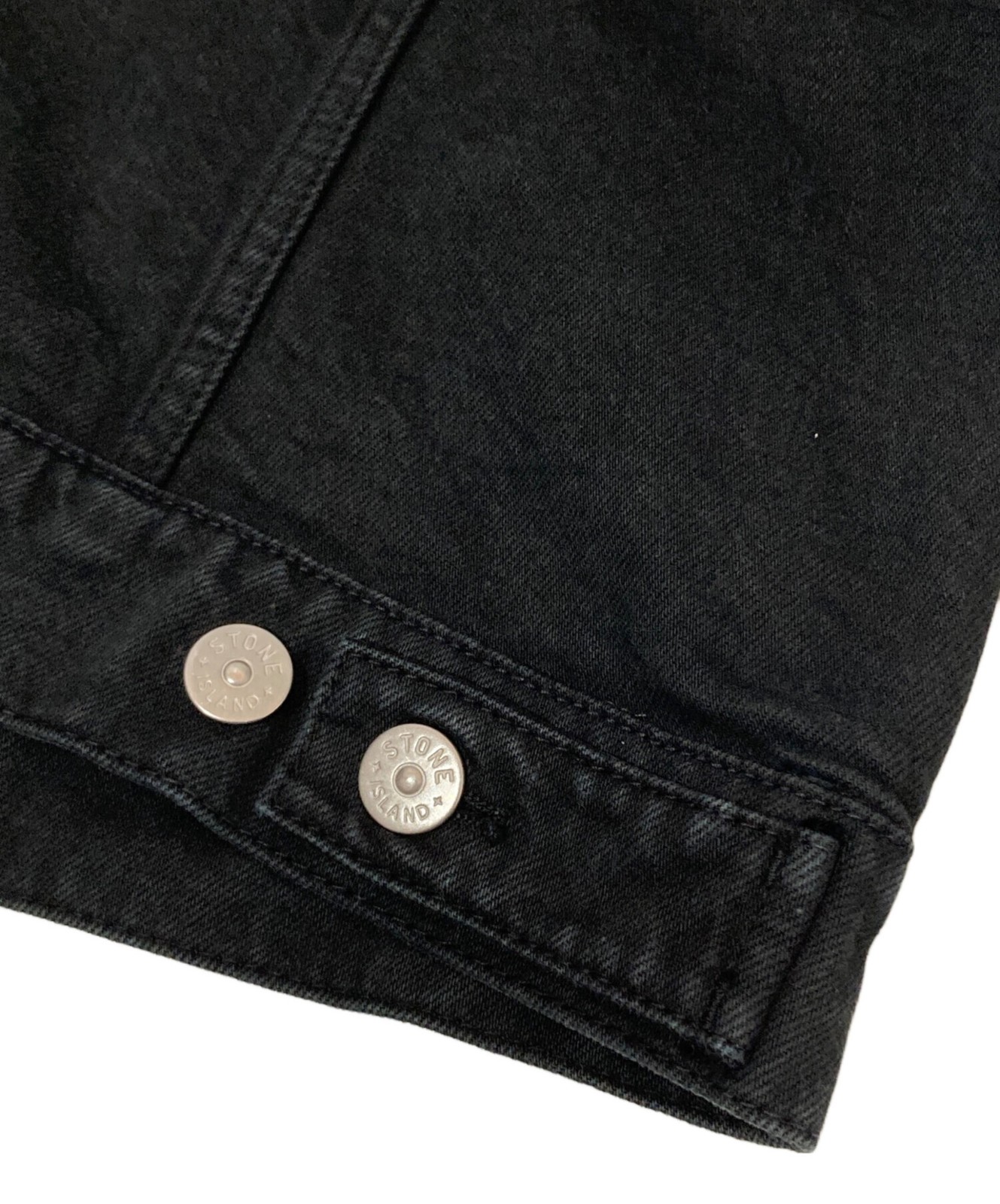 STONE ISLAND/ SUPREME 2023AW Denim Trucker Jacket 7925402S5 V0029 Black Size: M thumbnail 10