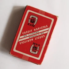 French Playing Card, Credit Agricole advertising - full deck - 32 cartes