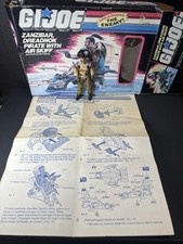 1987 GI JOE Zanzibar Pirate handgun With Air Skiff Box And Instructions Nice