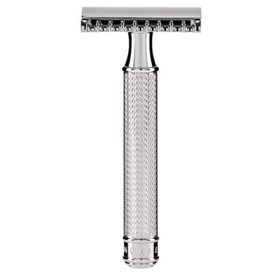 MÜHLE TRADITIONAL R41 Double Edge Safety Razor (Open Comb) For Men - Chrome