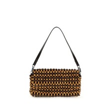 Staud -  Brown Wood Shoulder Bag - Flash Sale