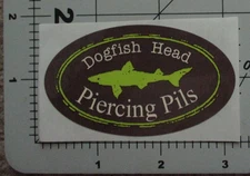 DOGFISH HEAD Piercing Pils tap STICKER decal craft beer dog fish brewery Z