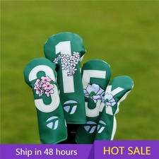 TLM Masters Golf Driver Fairway Wood Hybrid headcover Green style / White style