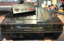 Nintendo NES Console Transparent Smoke Black Region Free + NES Controller