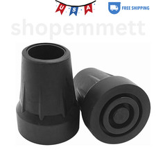 2 Pcs Cane Tips 3/4 Inch Heavy Duty Rubber Cane Tips Anti Slip Tpr Replacement