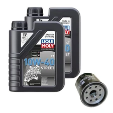 Inspection Kit for Kawasaki ER-6N 650 F ABS ER650EFDA 2014, LM 10W-40 Street 2L