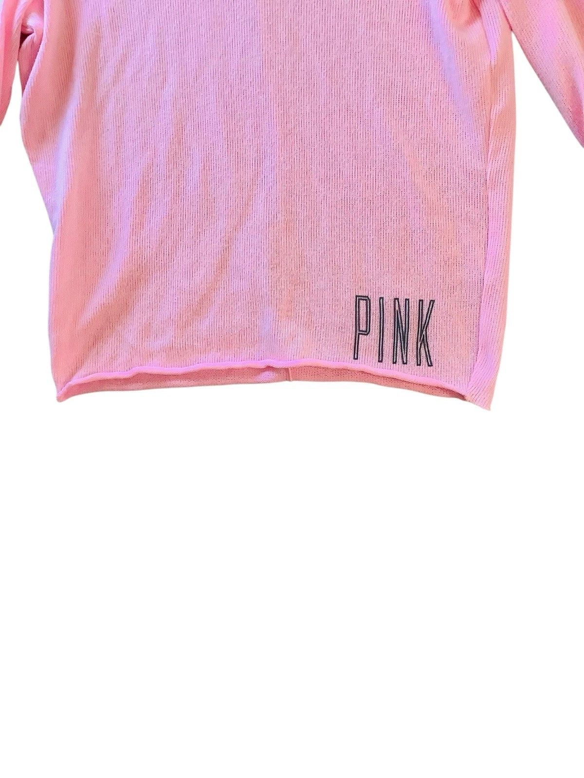 UNDERCOVER Felpa con cappuccio pullover maglia rosa Victoria's Secret taglia S rosa