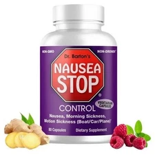 Nausea Stop 80 Capsules  by Bartons