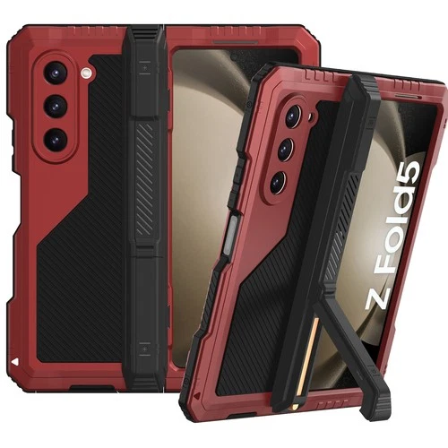 For Samsung Galaxy Z Fold 7 6 5 4 Heavy Metal Duty Rugged Hinge Protective Case - Picture 33 of 40